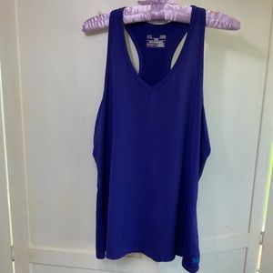 Under Armour size L Tank top purple Heat Gear